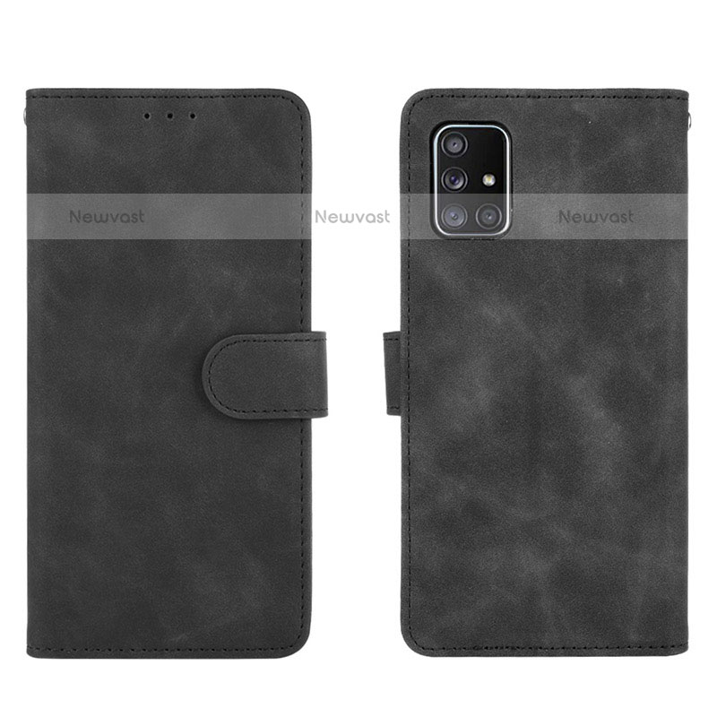 Leather Case Stands Flip Cover Holder L01Z for Samsung Galaxy A71 4G A715