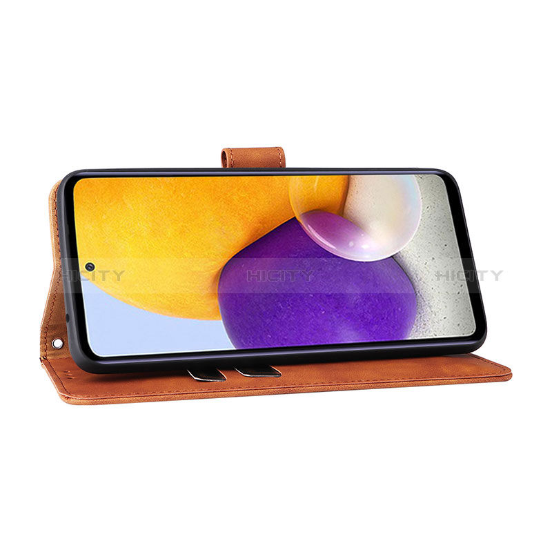 Leather Case Stands Flip Cover Holder L01Z for Samsung Galaxy A73 5G