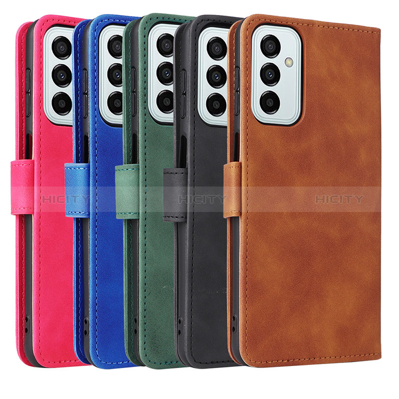 Leather Case Stands Flip Cover Holder L01Z for Samsung Galaxy F23 5G