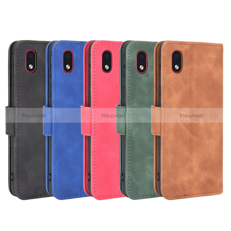 Leather Case Stands Flip Cover Holder L01Z for Samsung Galaxy M01 Core