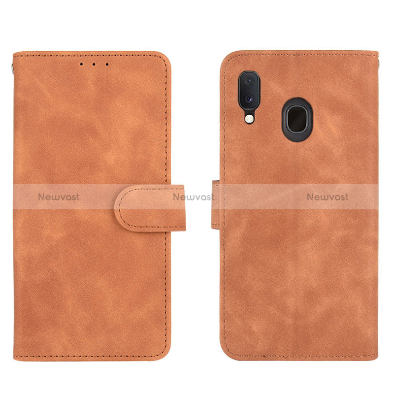 Leather Case Stands Flip Cover Holder L01Z for Samsung Galaxy M10S