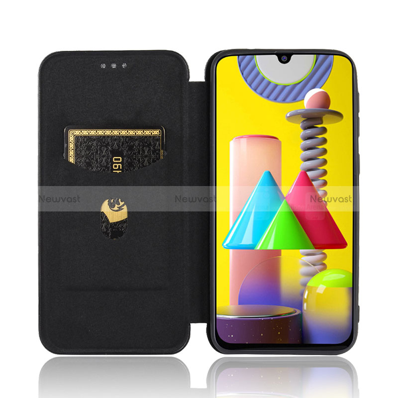 Leather Case Stands Flip Cover Holder L01Z for Samsung Galaxy M31 Prime Edition