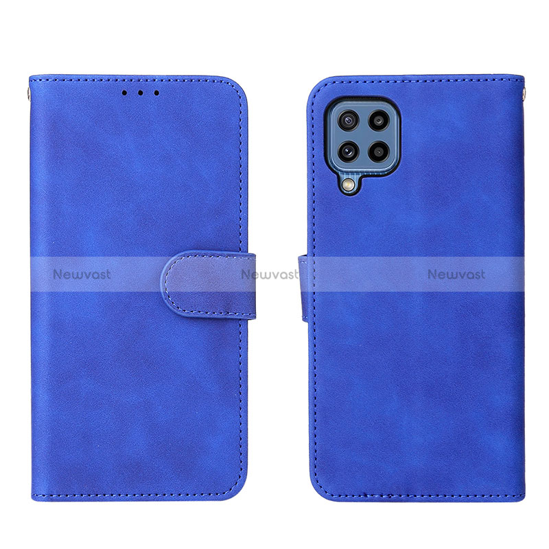 Leather Case Stands Flip Cover Holder L01Z for Samsung Galaxy M32 4G