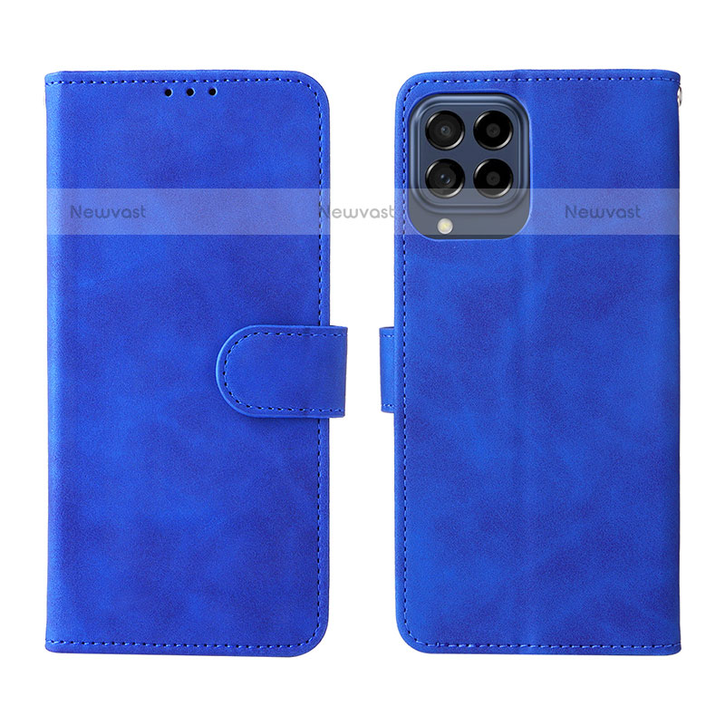 Leather Case Stands Flip Cover Holder L01Z for Samsung Galaxy M53 5G