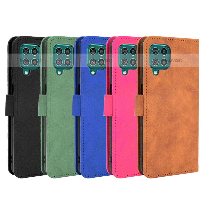 Leather Case Stands Flip Cover Holder L01Z for Samsung Galaxy M62 4G