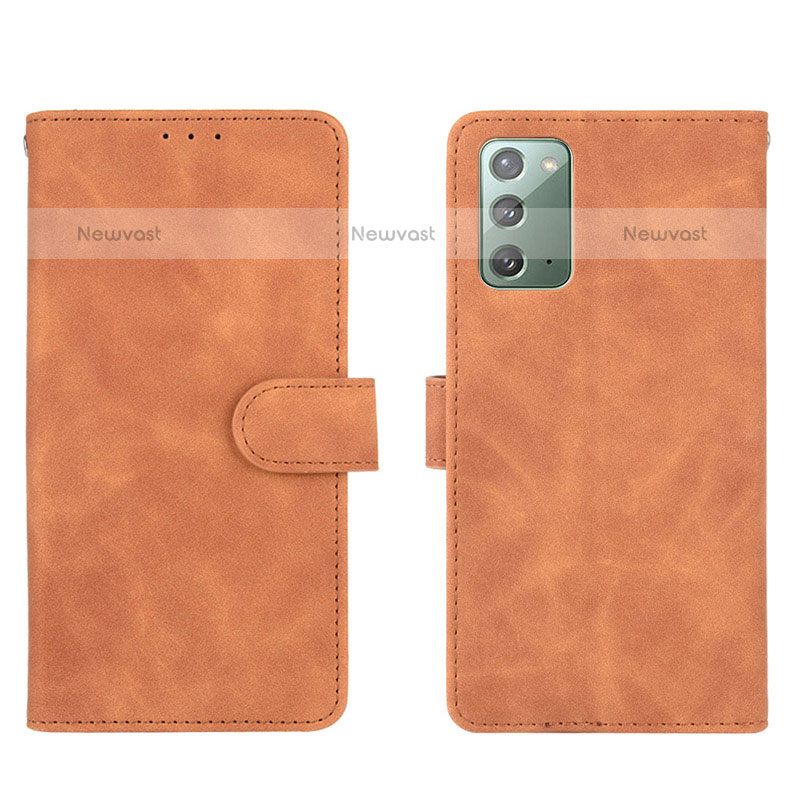 Leather Case Stands Flip Cover Holder L01Z for Samsung Galaxy Note 20 5G