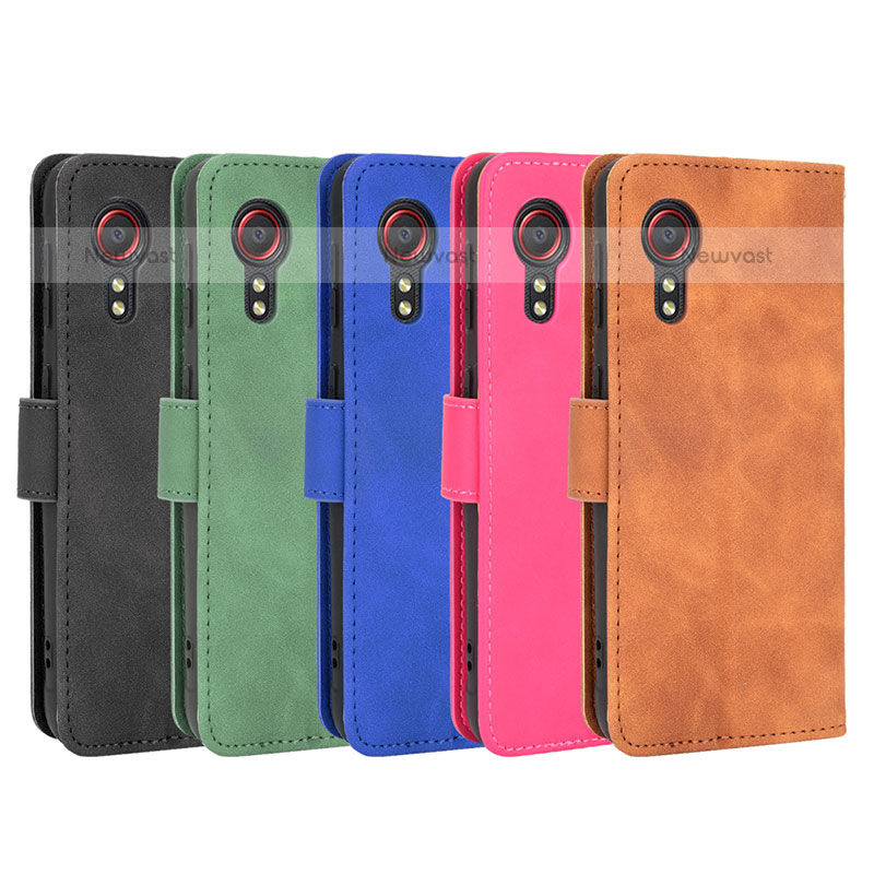 Leather Case Stands Flip Cover Holder L01Z for Samsung Galaxy XCover 5 SM-G525F