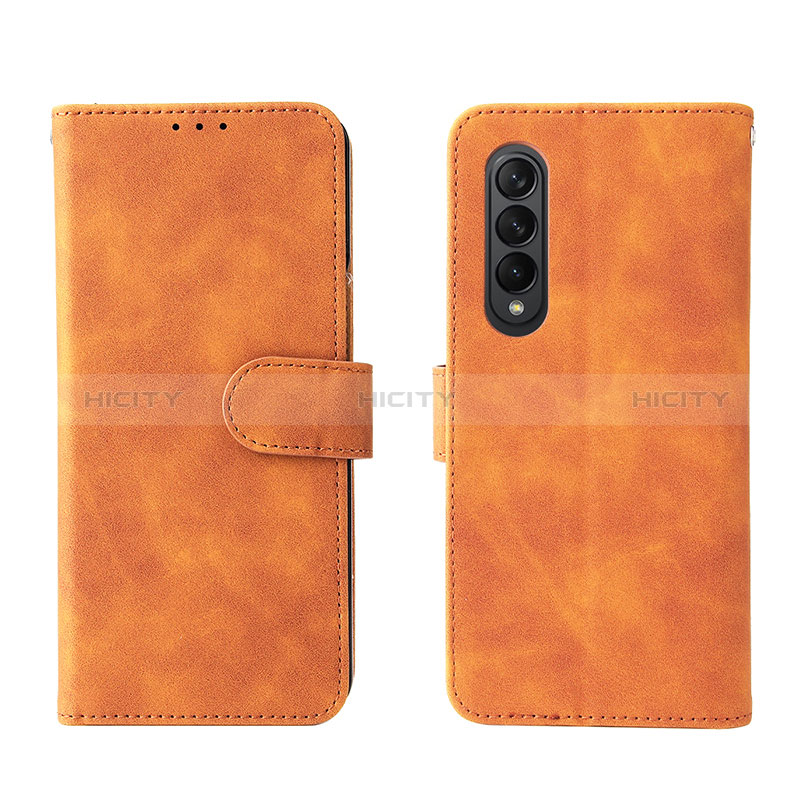 Leather Case Stands Flip Cover Holder L01Z for Samsung Galaxy Z Fold4 5G