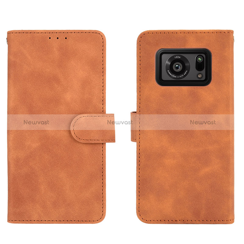 Leather Case Stands Flip Cover Holder L01Z for Sharp Aquos R6