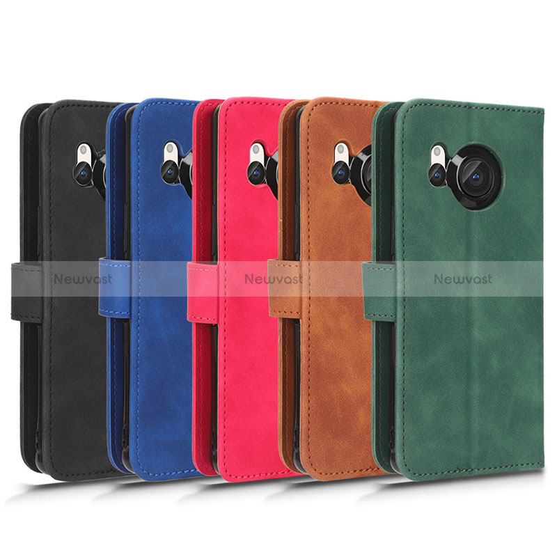 Leather Case Stands Flip Cover Holder L01Z for Sharp Aquos R8