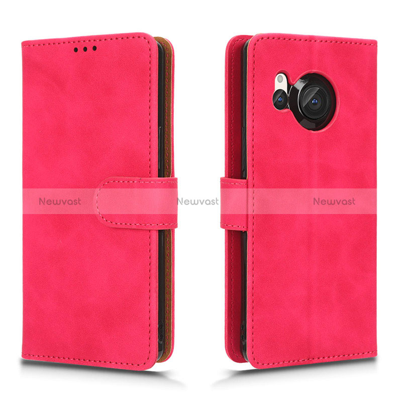 Leather Case Stands Flip Cover Holder L01Z for Sharp Aquos R8