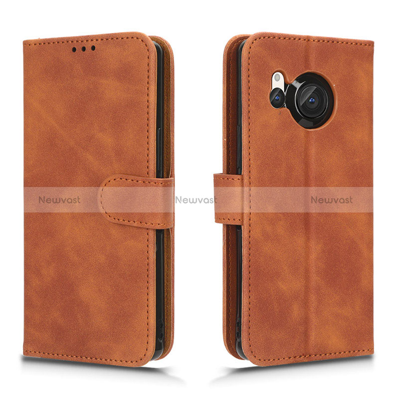 Leather Case Stands Flip Cover Holder L01Z for Sharp Aquos R8s