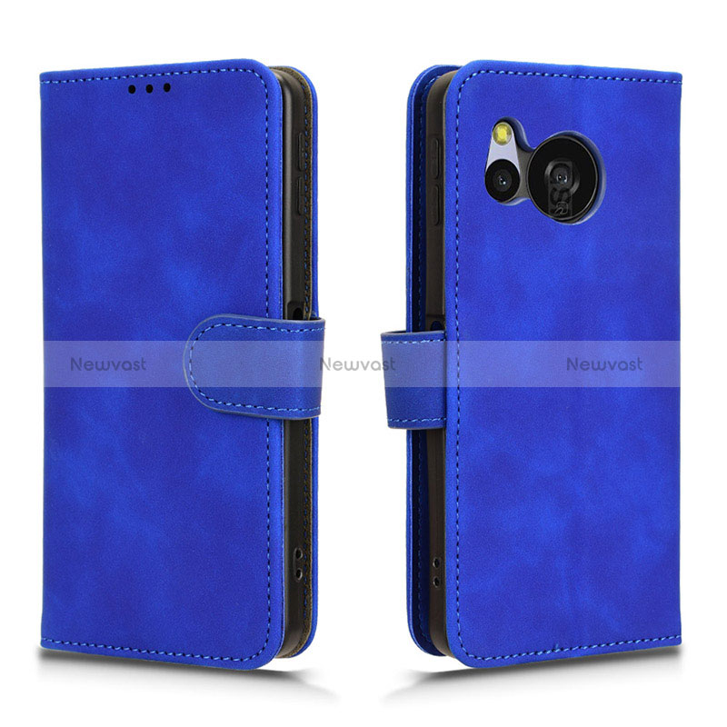 Leather Case Stands Flip Cover Holder L01Z for Sharp Aquos Sense8