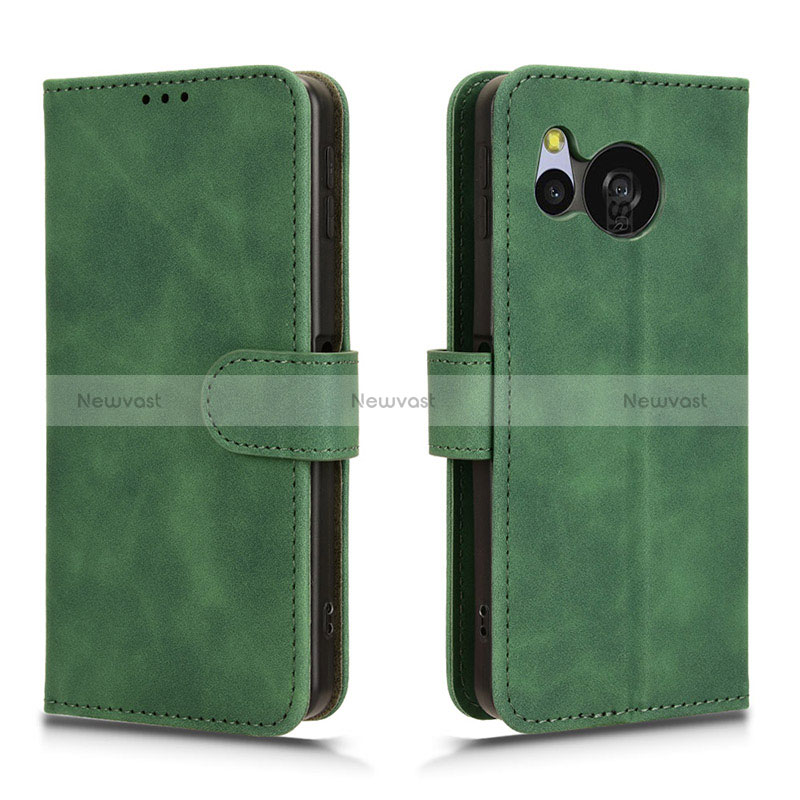 Leather Case Stands Flip Cover Holder L01Z for Sharp Aquos Sense8