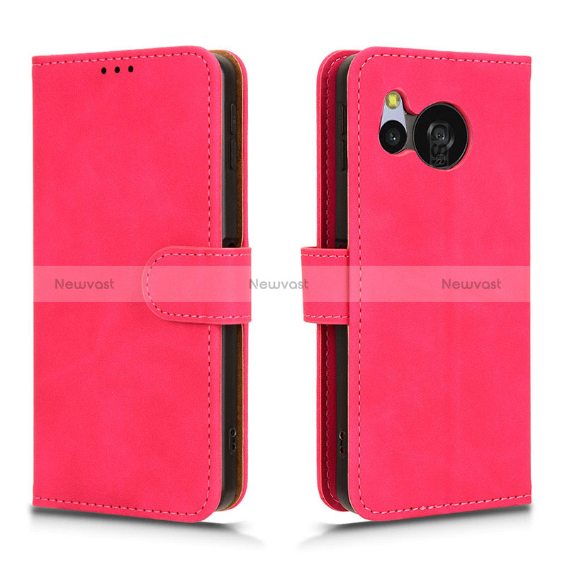 Leather Case Stands Flip Cover Holder L01Z for Sharp Aquos Sense8