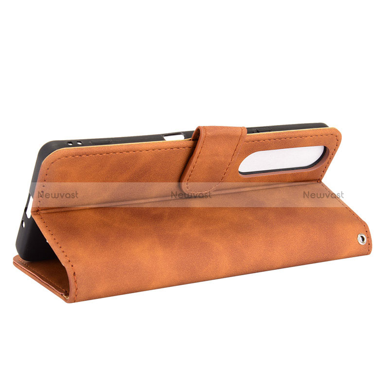 Leather Case Stands Flip Cover Holder L01Z for Sony Xperia 1 III