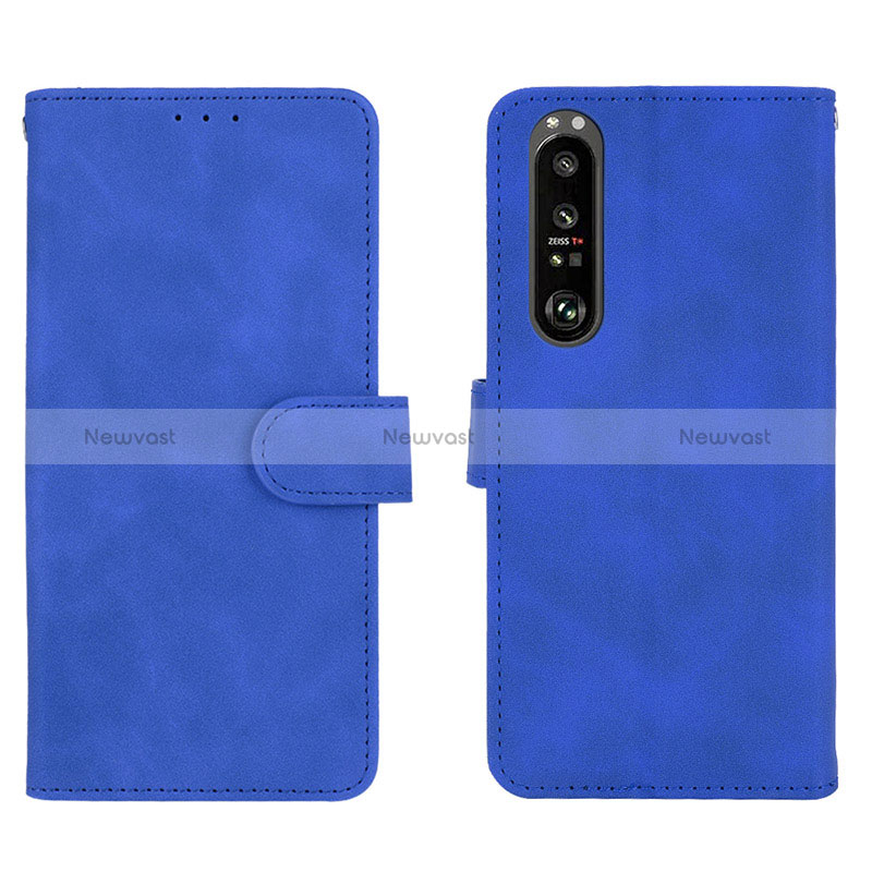 Leather Case Stands Flip Cover Holder L01Z for Sony Xperia 1 III