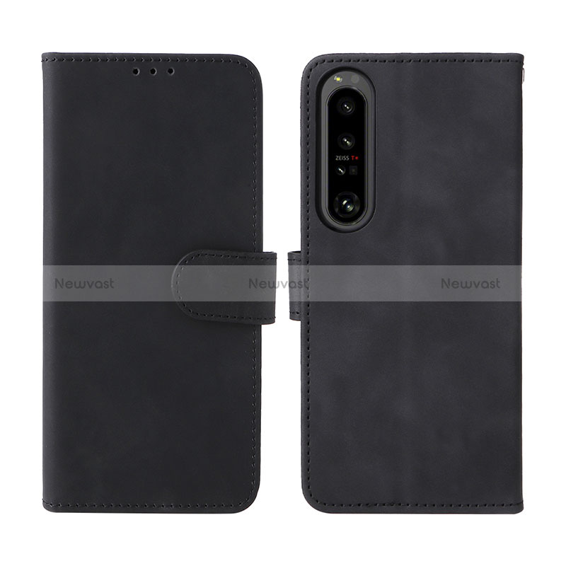 Leather Case Stands Flip Cover Holder L01Z for Sony Xperia 1 IV SO-51C