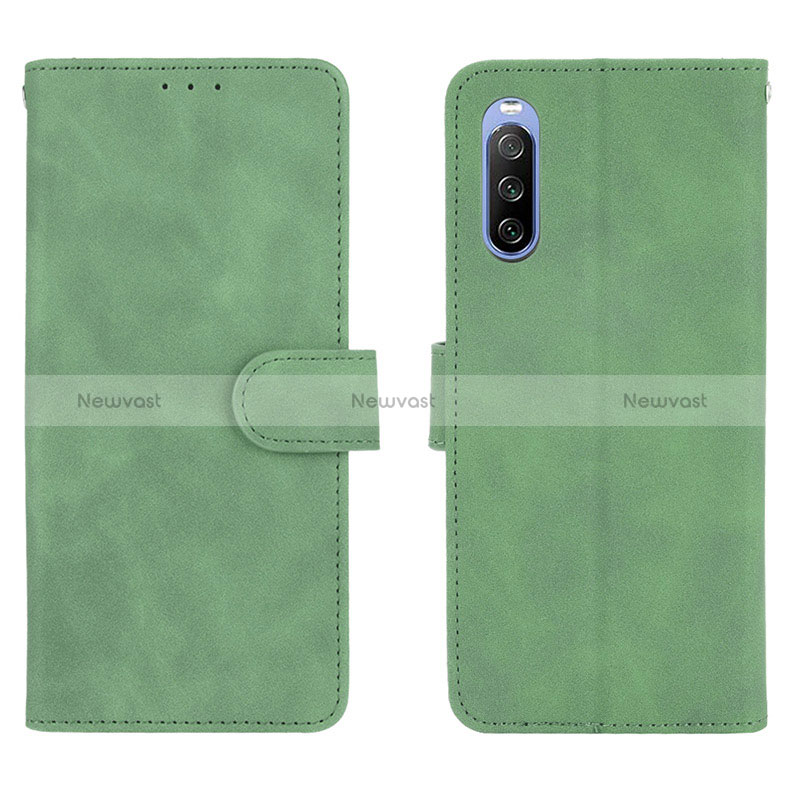 Leather Case Stands Flip Cover Holder L01Z for Sony Xperia 10 III