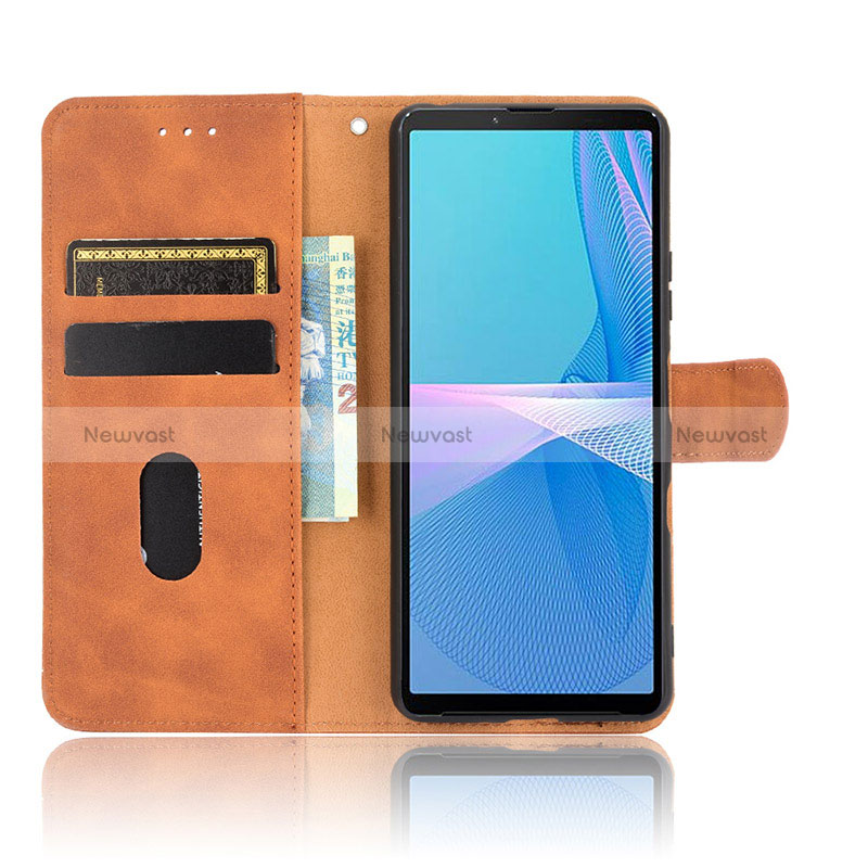 Leather Case Stands Flip Cover Holder L01Z for Sony Xperia 10 III Lite