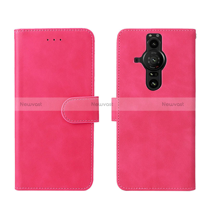 Leather Case Stands Flip Cover Holder L01Z for Sony Xperia PRO-I