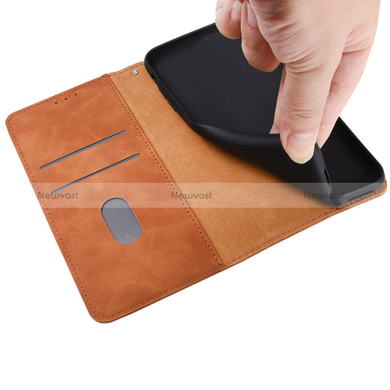Leather Case Stands Flip Cover Holder L01Z for Vivo iQOO U3 5G