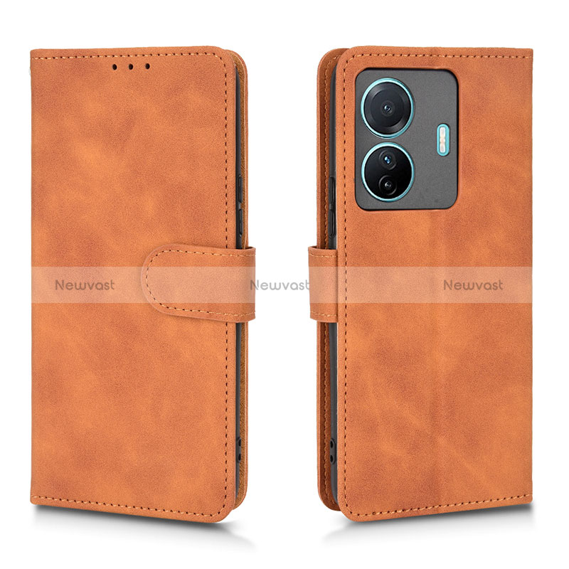 Leather Case Stands Flip Cover Holder L01Z for Vivo iQOO Z6 Pro 5G