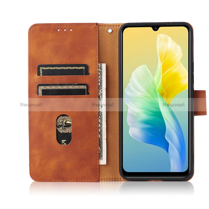 Leather Case Stands Flip Cover Holder L01Z for Vivo V23e 5G