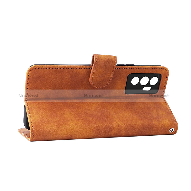 Leather Case Stands Flip Cover Holder L01Z for Vivo V23e 5G