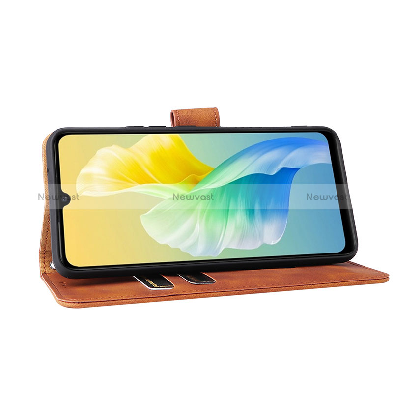 Leather Case Stands Flip Cover Holder L01Z for Vivo V23e