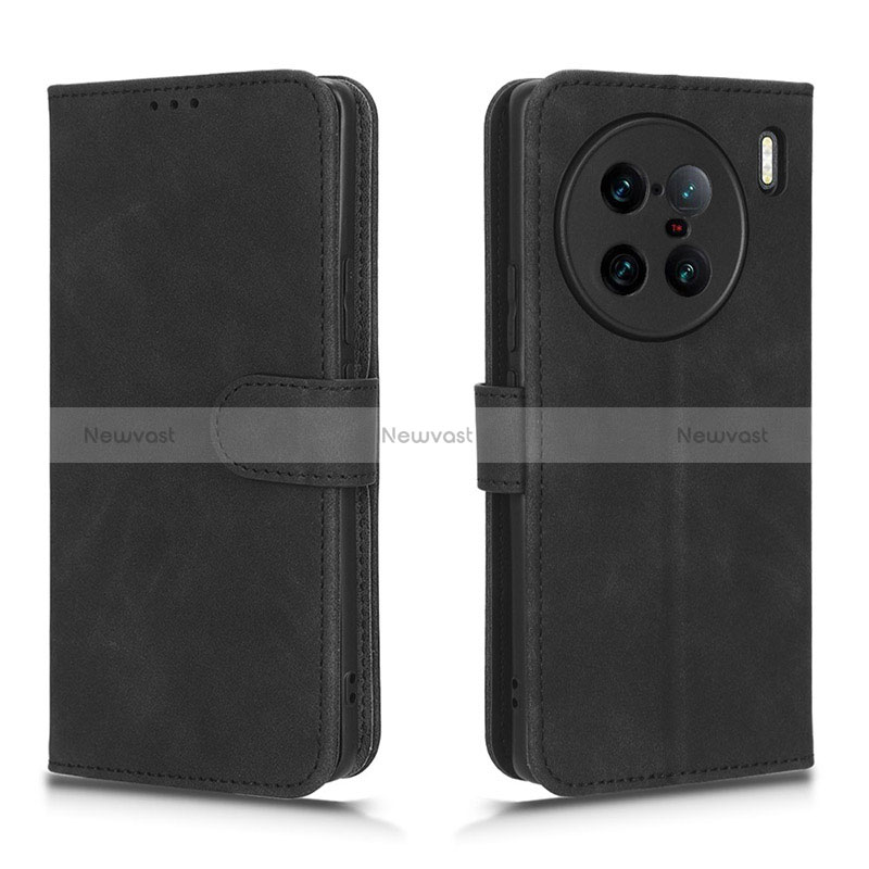 Leather Case Stands Flip Cover Holder L01Z for Vivo X90 Pro+ Plus 5G