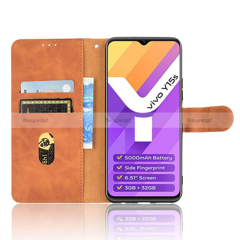 Leather Case Stands Flip Cover Holder L01Z for Vivo Y01