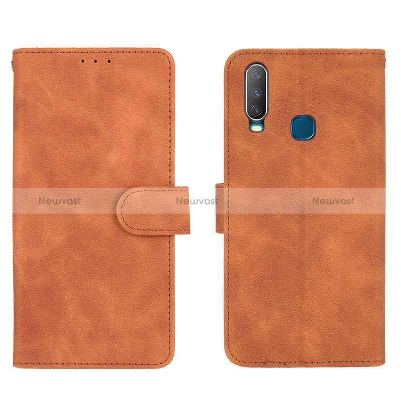 Leather Case Stands Flip Cover Holder L01Z for Vivo Y11