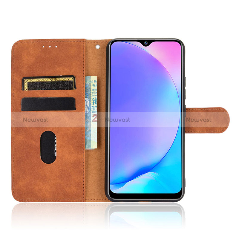 Leather Case Stands Flip Cover Holder L01Z for Vivo Y12