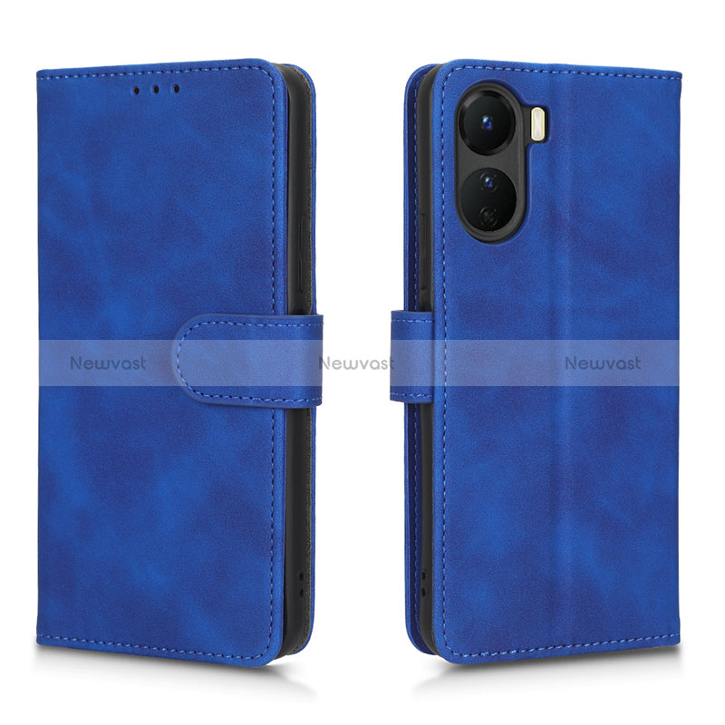 Leather Case Stands Flip Cover Holder L01Z for Vivo Y16