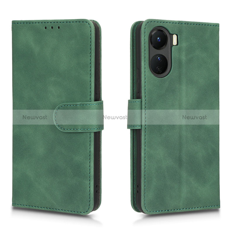 Leather Case Stands Flip Cover Holder L01Z for Vivo Y16