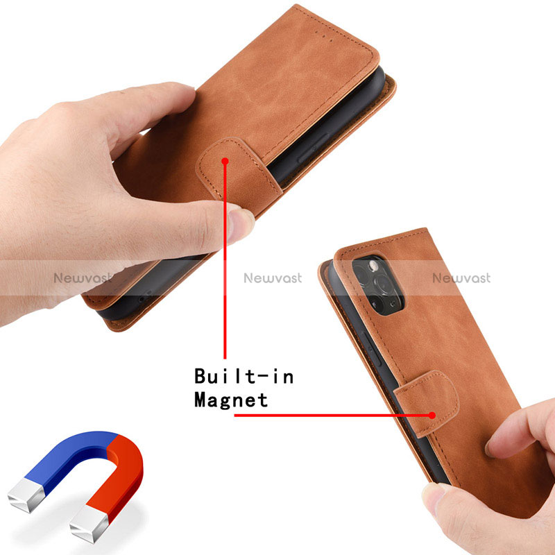 Leather Case Stands Flip Cover Holder L01Z for Vivo Y30 5G