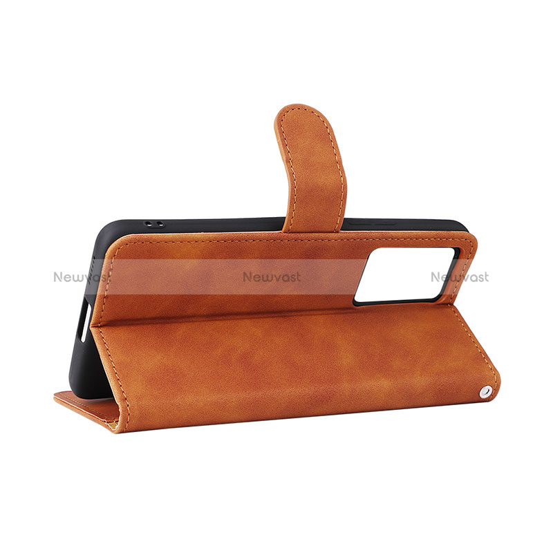 Leather Case Stands Flip Cover Holder L01Z for Vivo Y33e 5G