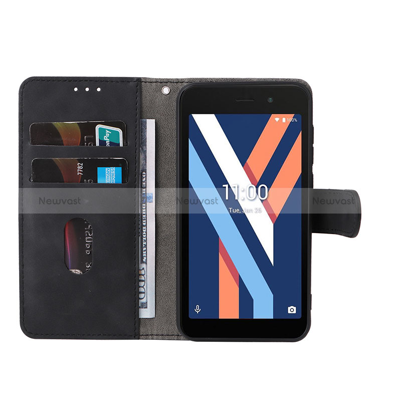 Leather Case Stands Flip Cover Holder L01Z for Wiko Y52