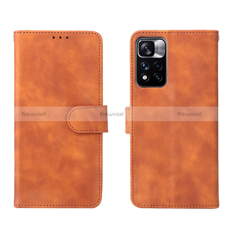 Leather Case Stands Flip Cover Holder L01Z for Xiaomi Mi 11i 5G (2022)