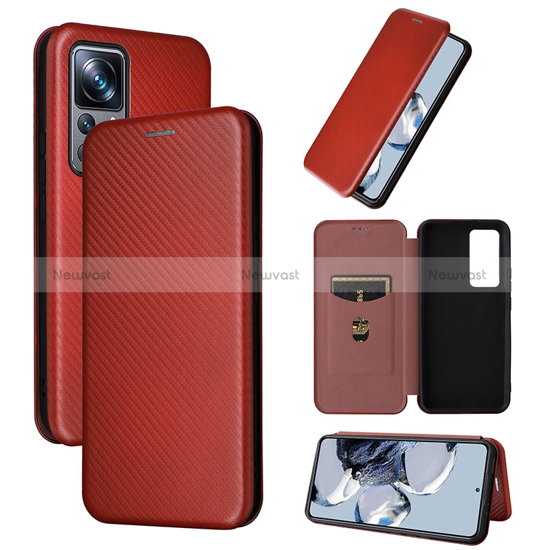 Leather Case Stands Flip Cover Holder L01Z for Xiaomi Mi 12T 5G