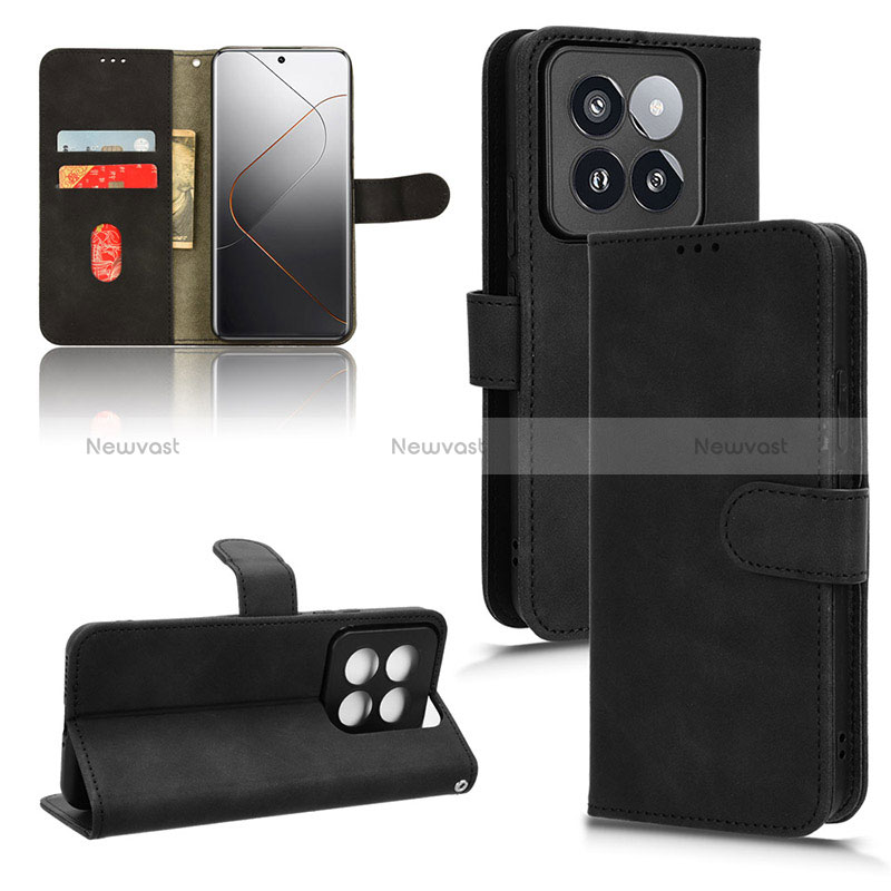 Leather Case Stands Flip Cover Holder L01Z for Xiaomi Mi 14 5G