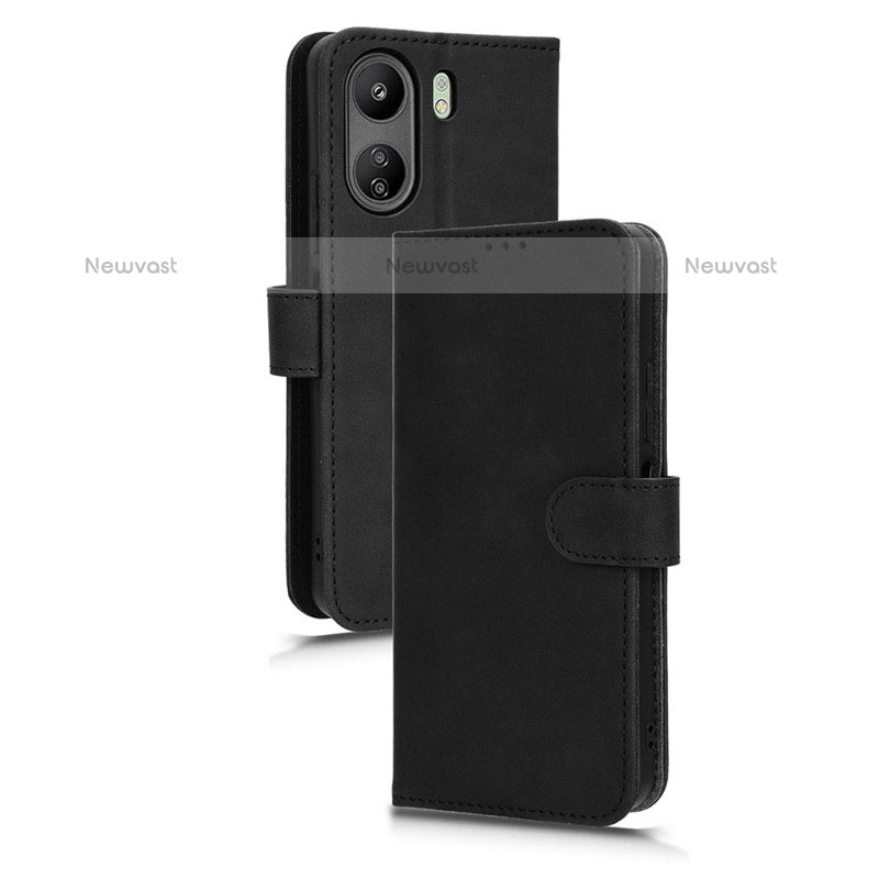 Leather Case Stands Flip Cover Holder L01Z for Xiaomi Poco C65