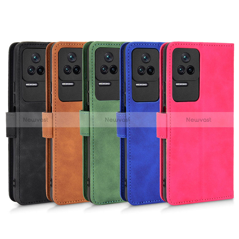 Leather Case Stands Flip Cover Holder L01Z for Xiaomi Poco F4 5G