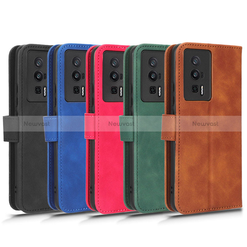 Leather Case Stands Flip Cover Holder L01Z for Xiaomi Poco F5 Pro 5G