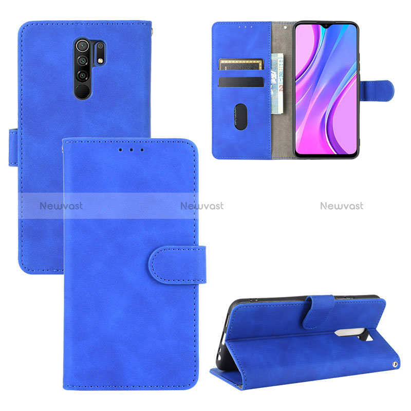 Leather Case Stands Flip Cover Holder L01Z for Xiaomi Poco M2