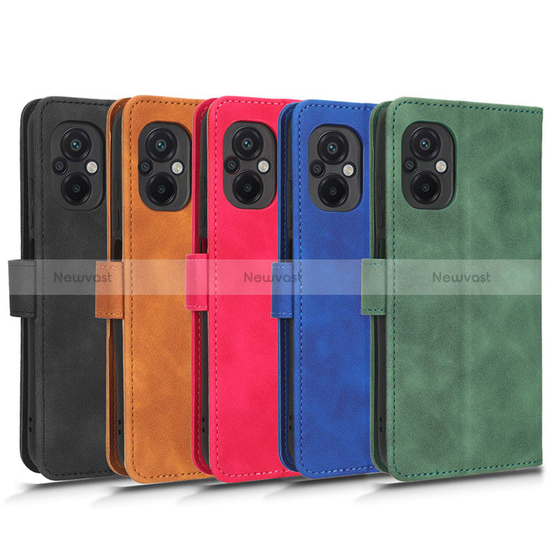 Leather Case Stands Flip Cover Holder L01Z for Xiaomi Poco M5 4G