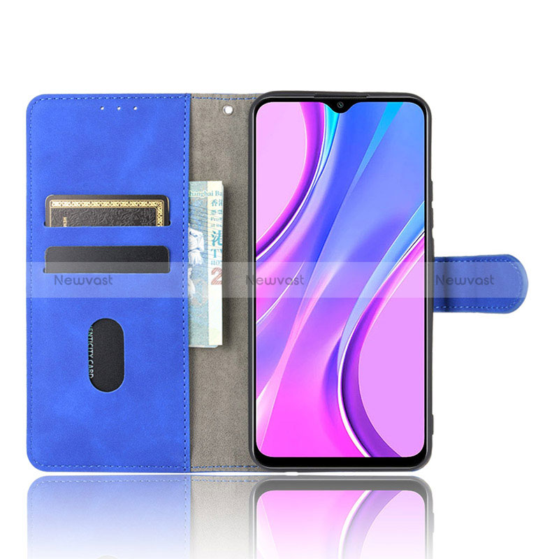 Leather Case Stands Flip Cover Holder L01Z for Xiaomi Redmi 9