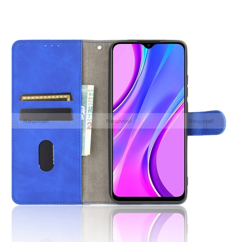 Leather Case Stands Flip Cover Holder L01Z for Xiaomi Redmi 9 India