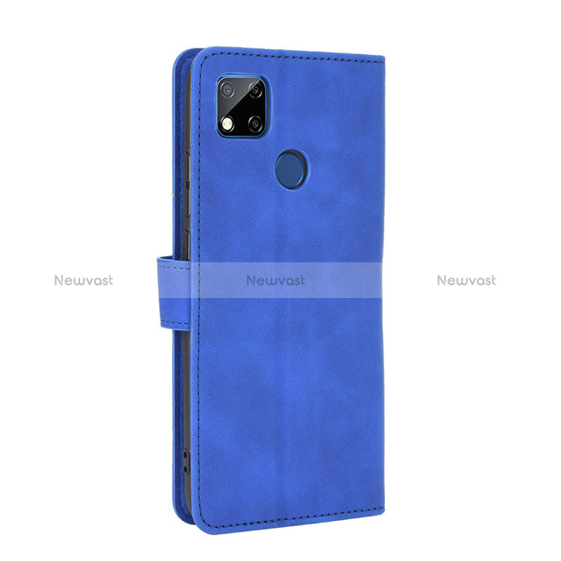 Leather Case Stands Flip Cover Holder L01Z for Xiaomi Redmi 9 India